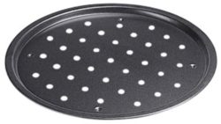 Pizzablech perforiert, antihaft, Boden Ø30.5cm, oben Ø35cm