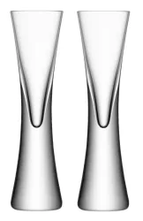 LSA International Schnapsgläser-Set Moya Transparent Glas 16 cm 4 cm - Farbe: glasklar - Schnapsgläser-Set