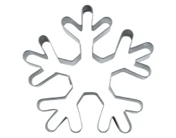 Ausstecher Schneeflocke 6 cm