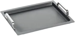 Bratplatte GN 1/2, H2cm mit Griffen