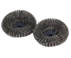 SinkTech Ersatzkopf für Spülbürste Stahlwolle 9x3.5cm
