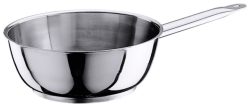 Sauteuse 20 cm, hochglänzend, Schüttrand