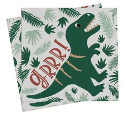 20er Set Papierservietten Dino 33x33cm