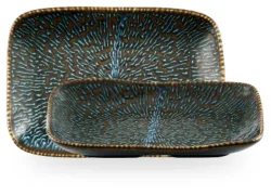 Cascade Sapphire Blue Naturtablett 26x18cm