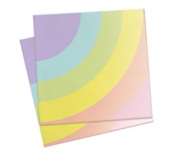 20er Set Papierservietten Einhorn 33×33cm