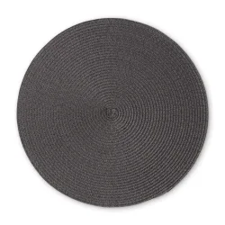 CONTINENTA - Rundes Tischset, 38CM RUND, Anthrazit