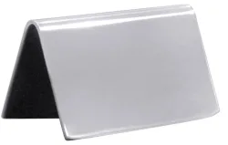 Schild hochglänzend 65x40 mm, neutral ohne Aufdruck