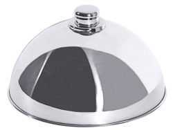 Tellerglocke 25 cm mit rostfreiem Griffknopf