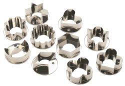 Teigausstecher Set 10tlg verschiedene Motive D6cm