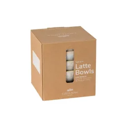 Handgefertigte Schalen „Latte Bowls“, 4er-Set Costa Nova