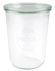 WECK 743 Sturzform-Glas 6er-Karton 3/4 l ohne Ringe und Klammern