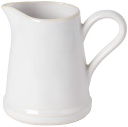 Beja Milchkännchen 10.7x7.6 H9cm 19cl 18.5cl weiss-creme