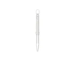 GrillOut BBQ Zange einziehbarer Kopf Edelstahl 42.5-34cm