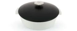 RVL 2 Kasserolle rund u. tief, Ø28cm, 3.6l, schwarz, Ind.