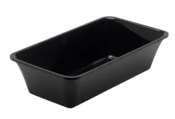 Rechteckige Schale GN1/4 26.5x16.2x8cm schwarz