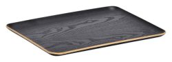 Serviertablett schwarz 36cm