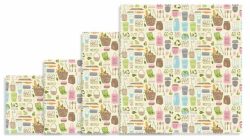 Nuts Innovations - Bienenwachstücher-Set, Zero Waste, 4 Stück, Multicolor