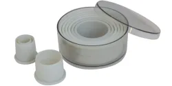 Ausstechersatz Rund glatt 9tlg. D:2-10cm H:5cm