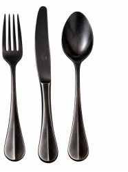 Nau Besteckset 24tlg antik schwarz