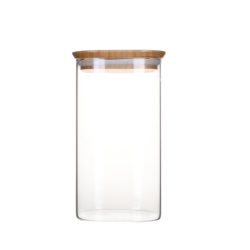 Vorratsglas mit Bambusdeckel 1.4l 11x11x20cm