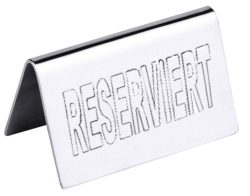 Tischschild Reserviert