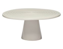 Teller a.Fuss weiss ø25cm