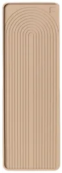 Untersetzer / Abtropfmatte 28x10cm Silikon greige
