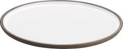Playground ReNew Teller flach weiss 28cm