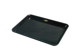 Rechteckige Schale 28x21x2cm schwarz