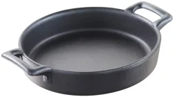 Crème Brûlée oval, 14.5x13x3cm, gusseisen-optik