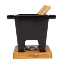 Diverse Fondue-Set Tapas Schwarz Keramik/Stahl 0.3 l - Fondue-Set