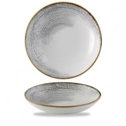 Churchill Teller tief Studio Prints Accents Jasper Grey  Coupe; 400 ml, 24.8 cm (Ø); grau/braun; rund; 12 Stück / Pack