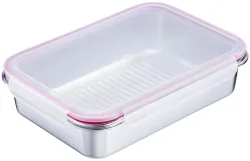 Edelstahl Lunch Box/ Frischhaltedose 2500ml