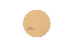 Untersetzer rund beige