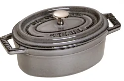 Cocotte 29cm, oval, Graphit-Grau, Gusseisen 4.2l