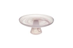 Leona Etagere D21 x h9.5cm Alabaster weiss und pink