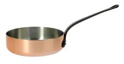 INOCUIVRE Sauteuse gerade Kupfer/Edelst. D:20cmGusseiseng.