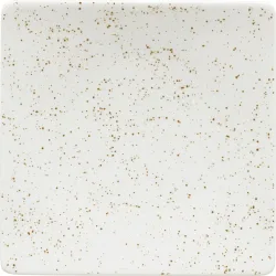 Pottery Unique white Teller halbtief quadratisch coupe 12cm
