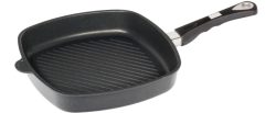Induktion Eck-Pfanne 28x28cm, H5cm m. Grillboden
