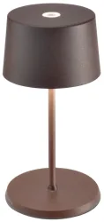 Oliva Tischlampe mini D11x22cm corten