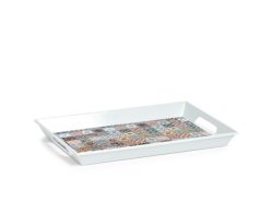Tablett Mosaik Melamin 50x35cm