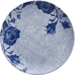 Unlimited Blue Boho Teller flach rund coupe 28cm