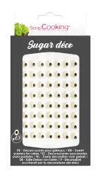 ScrapCooking - Dekorations-Zucker, 10g, Schwarz/Weiss