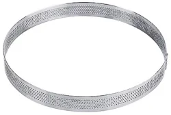 Tortenbodenring, rund, perforiert, 18x2 cm