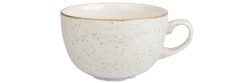 Churchill Cappuccino Tasse Stonecast Barley White; 227 ml, 9.5x5.5 cm (ØxH); weiss/braun; rund; 12 Stück / Pack