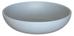 Schale Biopolymer 18cm silber