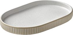 Playground Platte Nara Relief; 18x11x2 cm (LxBxH); weiss; 6 Stück / Pack
