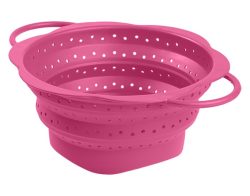 Faltsieb L 32x25x11.5 cm pink