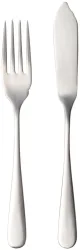 12tlg. Pacifica Besteckset Fisch vintage brushed