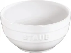 Keramik Schüssel, weiss rund 24cm